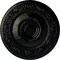 Ekena Millwork Neuveau Ceiling Medallion (Fits Canopies up to 6 3/8"), Hand-Painted Black Pearl, 24 1/4"OD x 2"P CM24NABPS - alternate 1